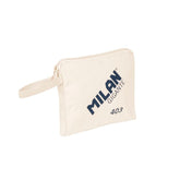 BOLSA DE MANO COLECCION MILAN GIGANTE 403 SINCE 1918 BEIGE | MILAN DISEÑO